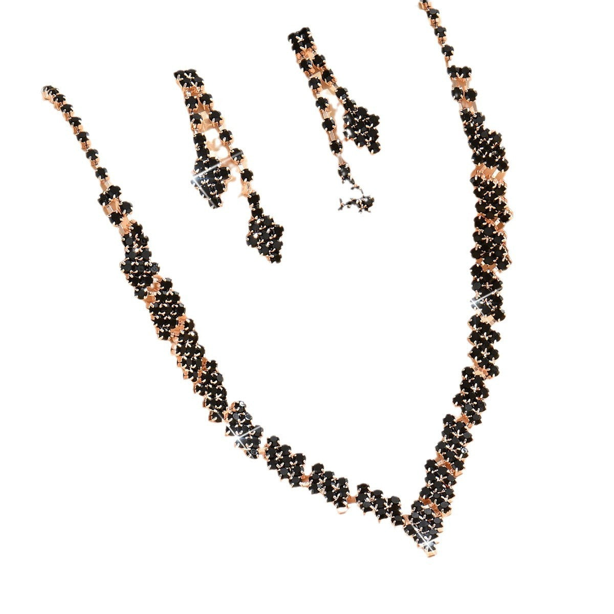 Crystal Wave Jewelry Set