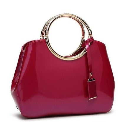 Versatile PU Leather Backpack