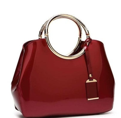 Versatile PU Leather Backpack