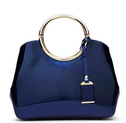 Versatile PU Leather Backpack