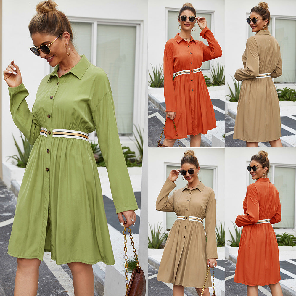 Basic Mid-Length Polo Dress