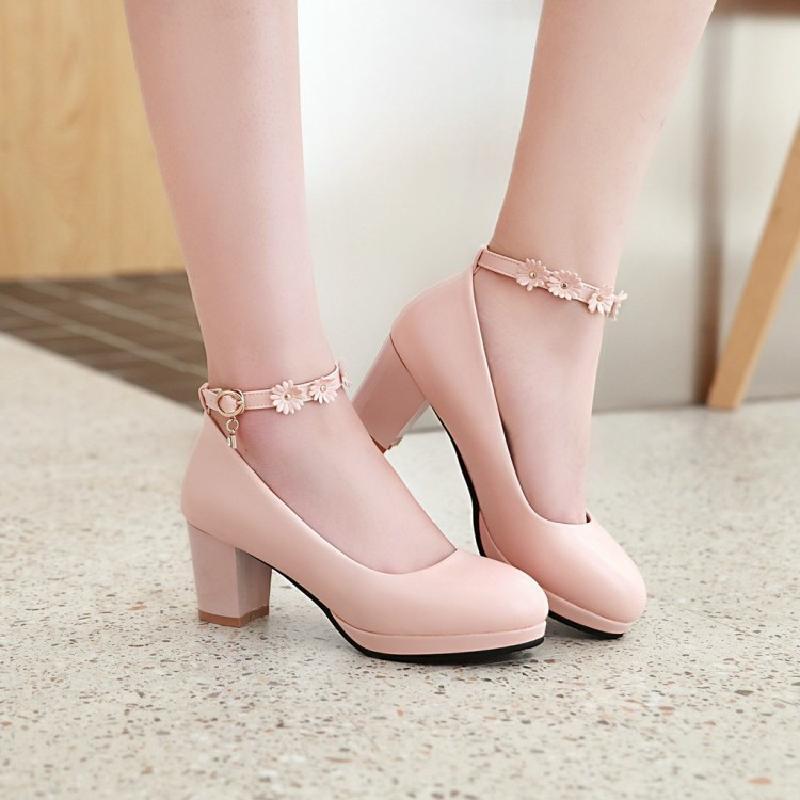 Korean Chic Heeled Pumps