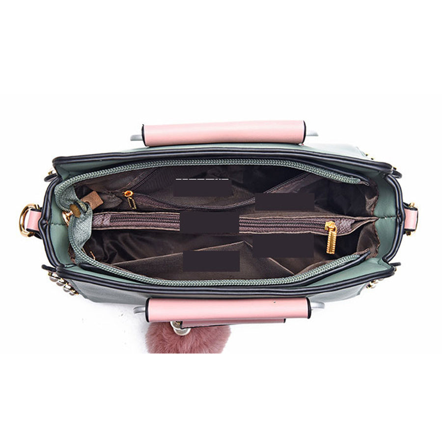 Beaded PU Leather Shoulderbag