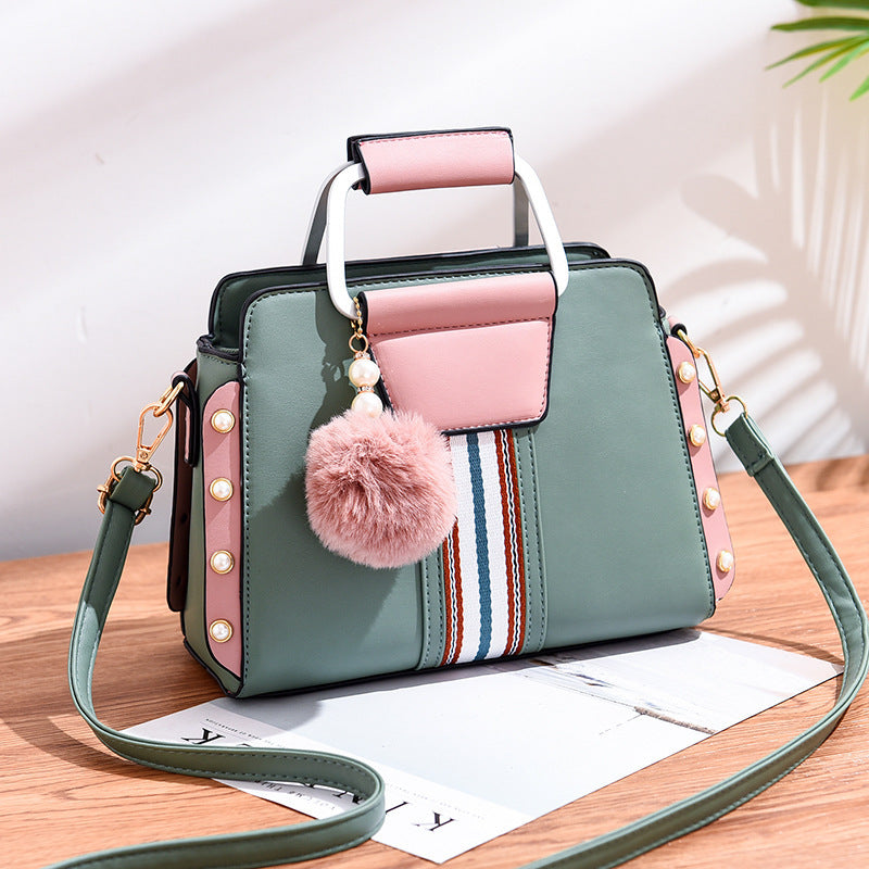 Beaded PU Leather Shoulderbag