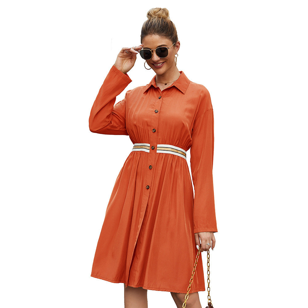 Basic Mid-Length Polo Dress