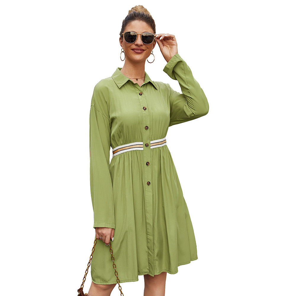 Basic Mid-Length Polo Dress