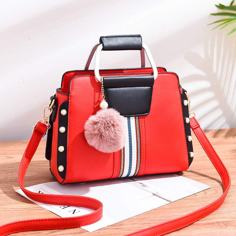 Beaded PU Leather Shoulderbag