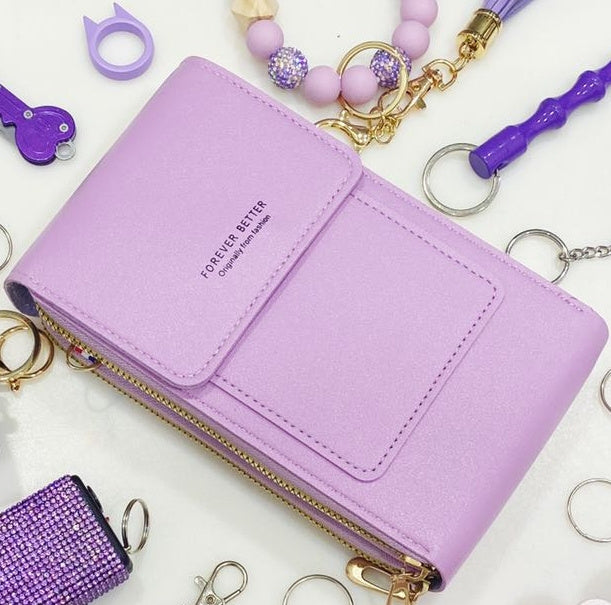 Sequin PU Leather Wallet