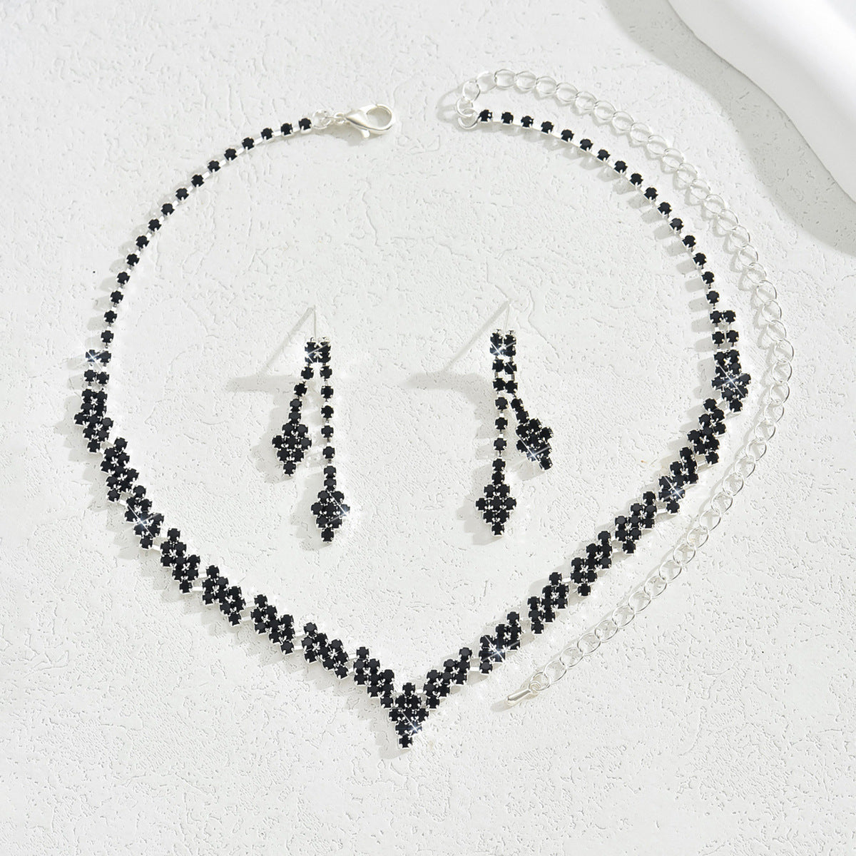Crystal Wave Jewelry Set