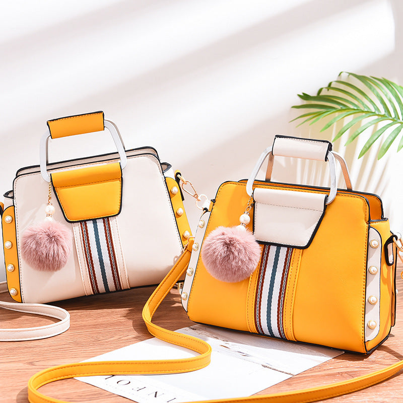 Beaded PU Leather Shoulderbag