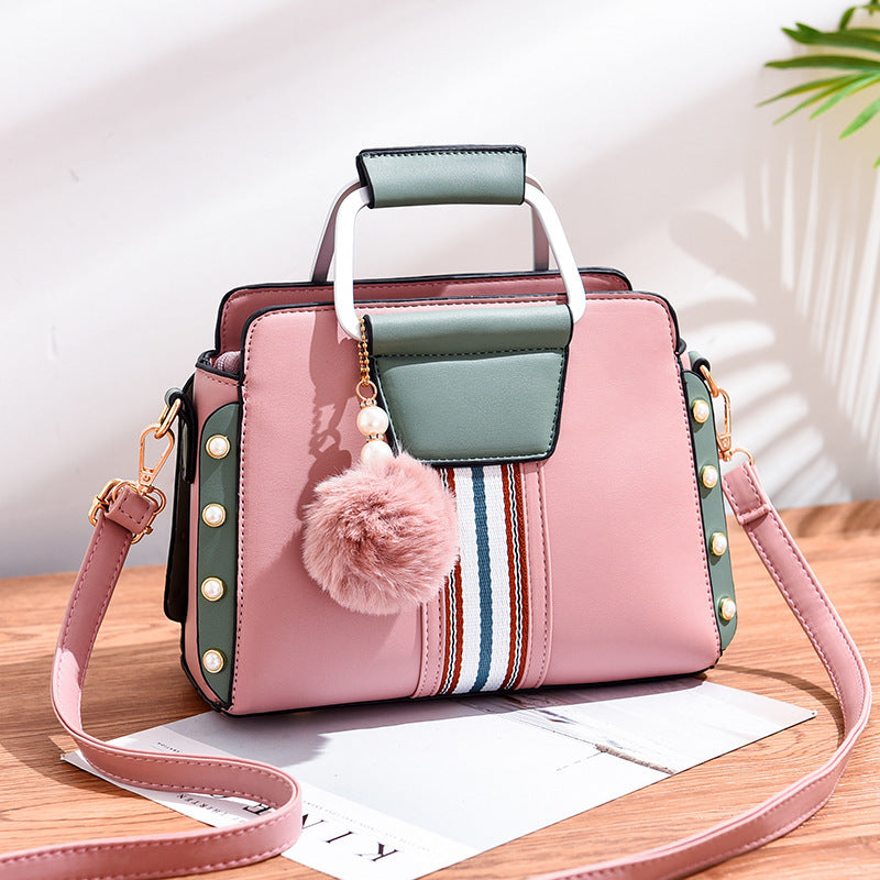 Beaded PU Leather Shoulderbag
