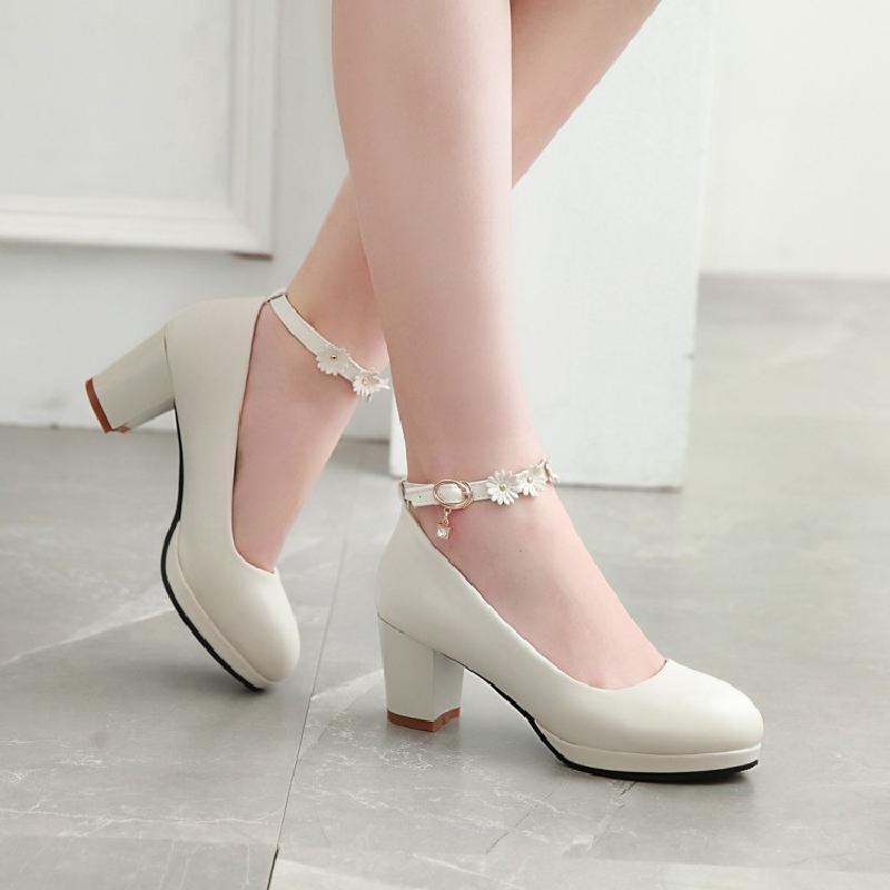 Korean Chic Heeled Pumps