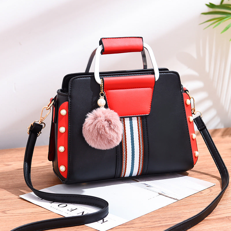 Beaded PU Leather Shoulderbag