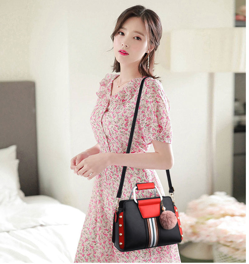 Beaded PU Leather Shoulderbag