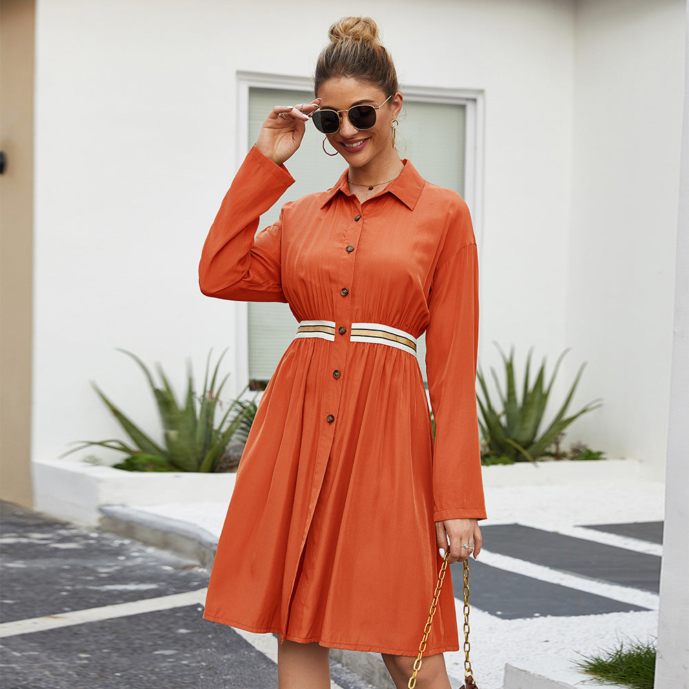 Basic Mid-Length Polo Dress