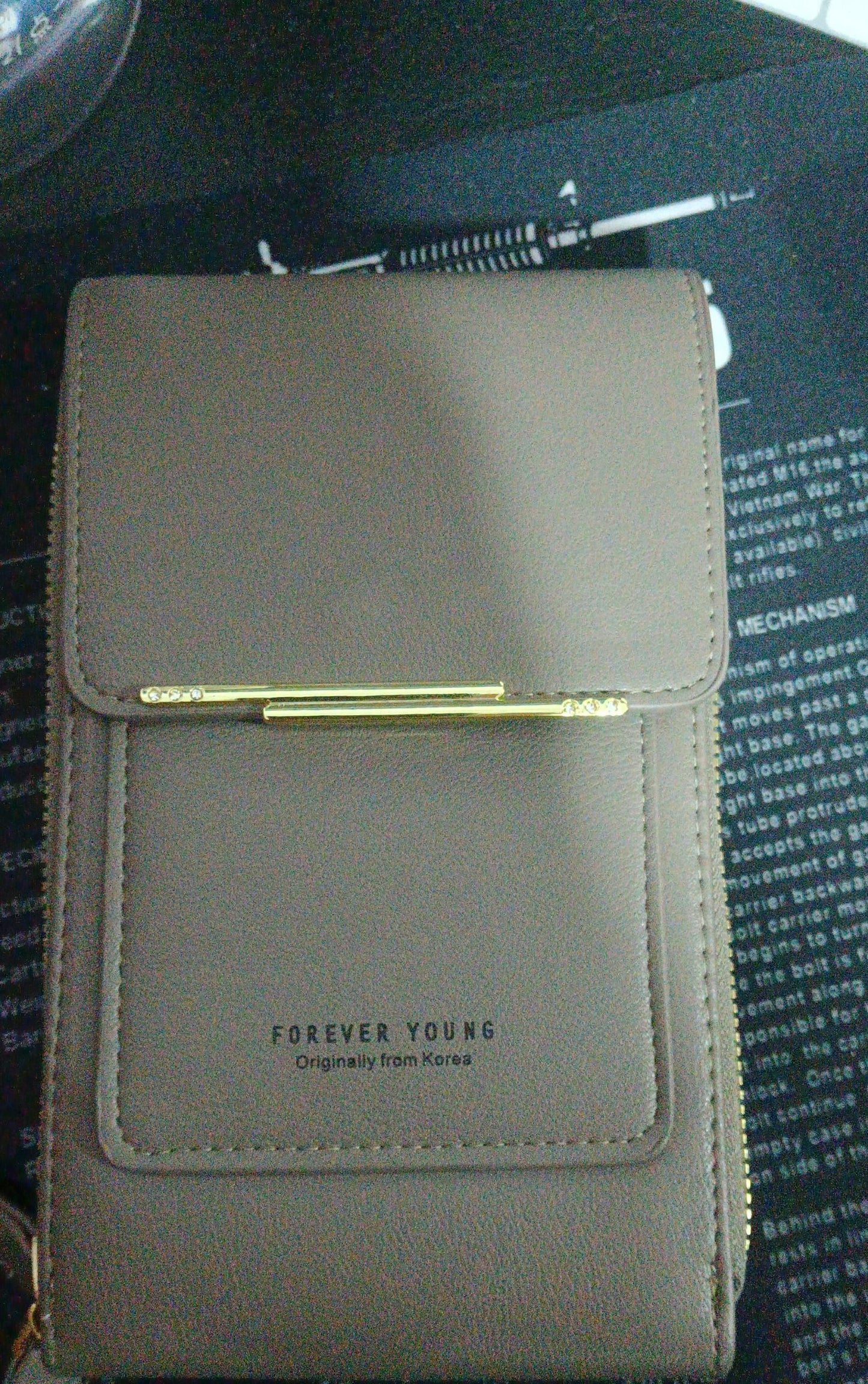 Sequin PU Leather Wallet