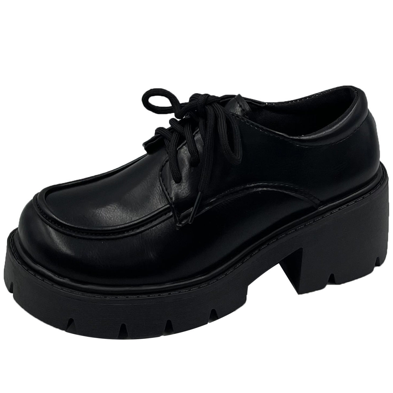 Chic PU Leather Pumps