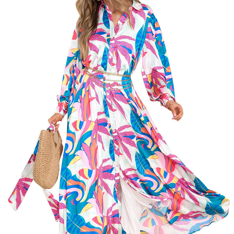 Floral Long Sleeve Dress